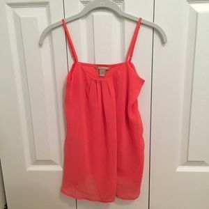 Coral Banana Republic Petite Tank